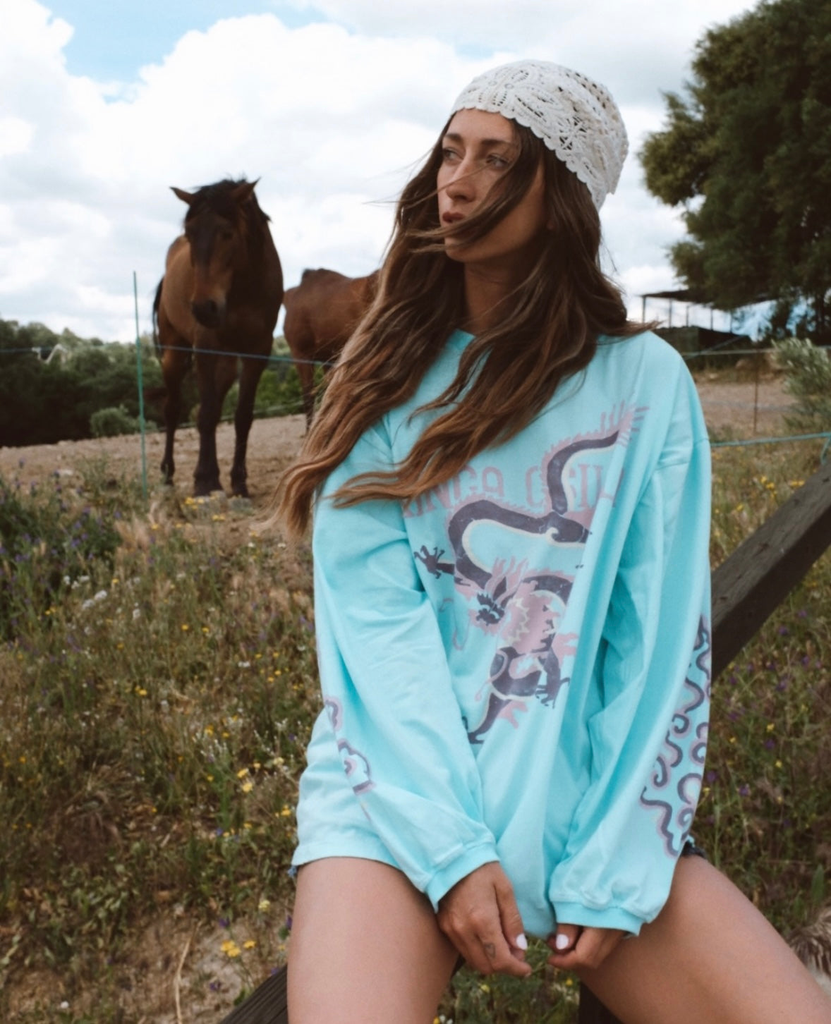 ** PRE ORDER ** Kinga Csilla x emte. Dragon Long Sleeve Tee