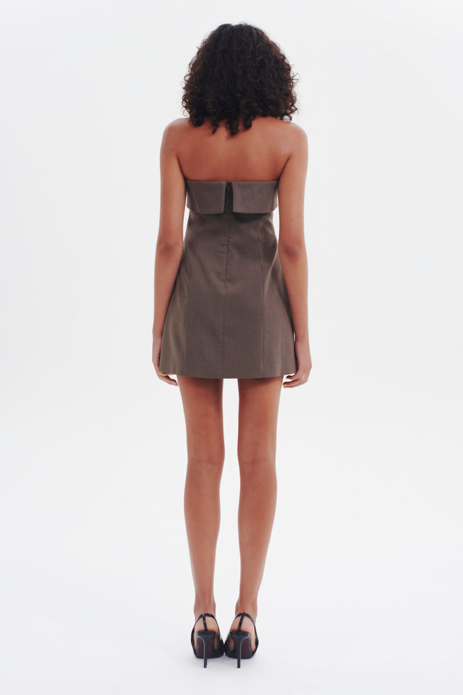 Ownley - Inferno Mini Dress in Charcoal