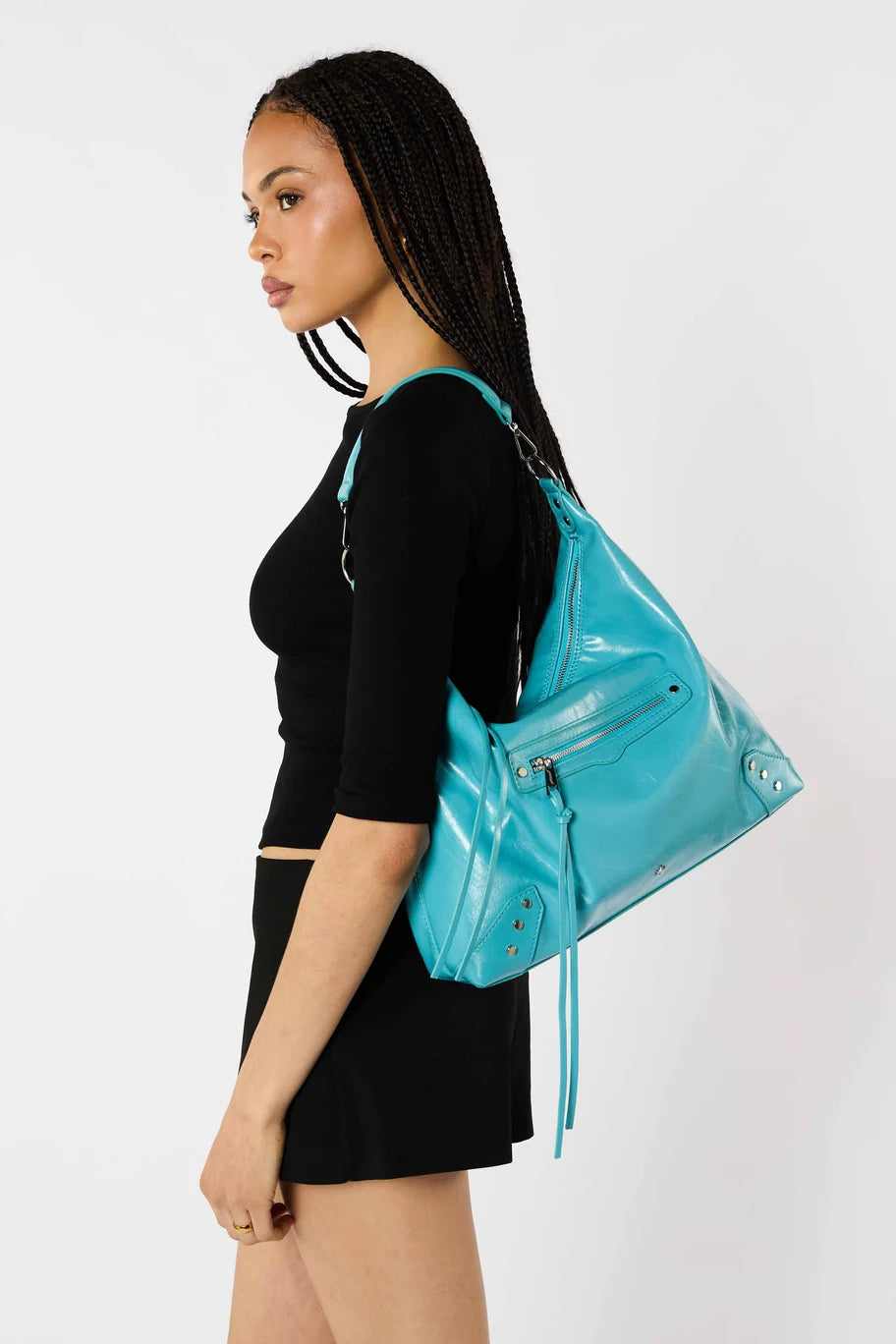 Peta + Jain - Infinity Hobo Bag in Turquoise