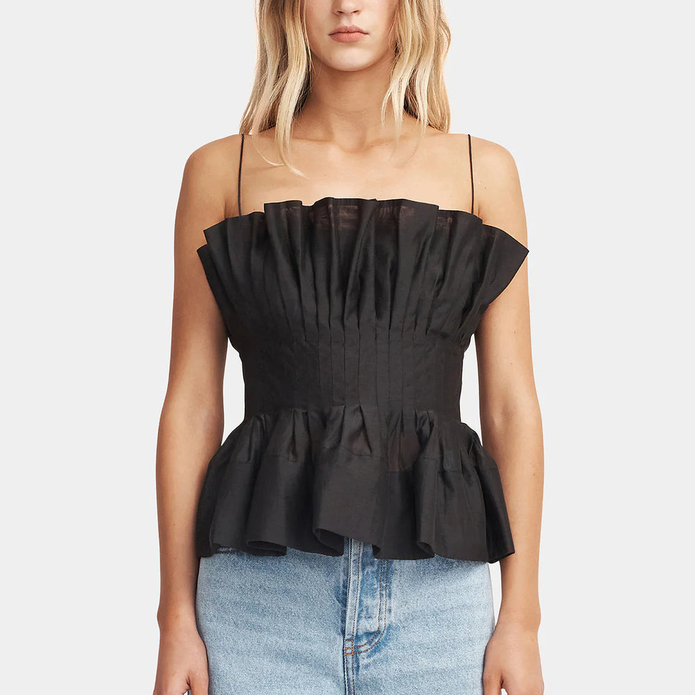 Hansen and Gretel - Irvine Top in Black
