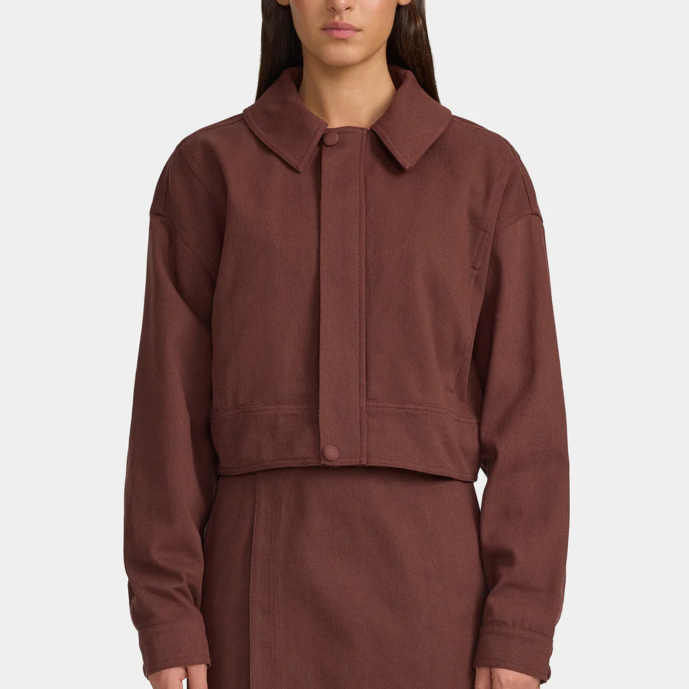 
                      
                        Ownley - Tobias Bomber Jacket in Fig
                      
                    