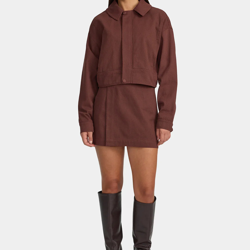 Ownley - Tobias Bomber Jacket in Fig