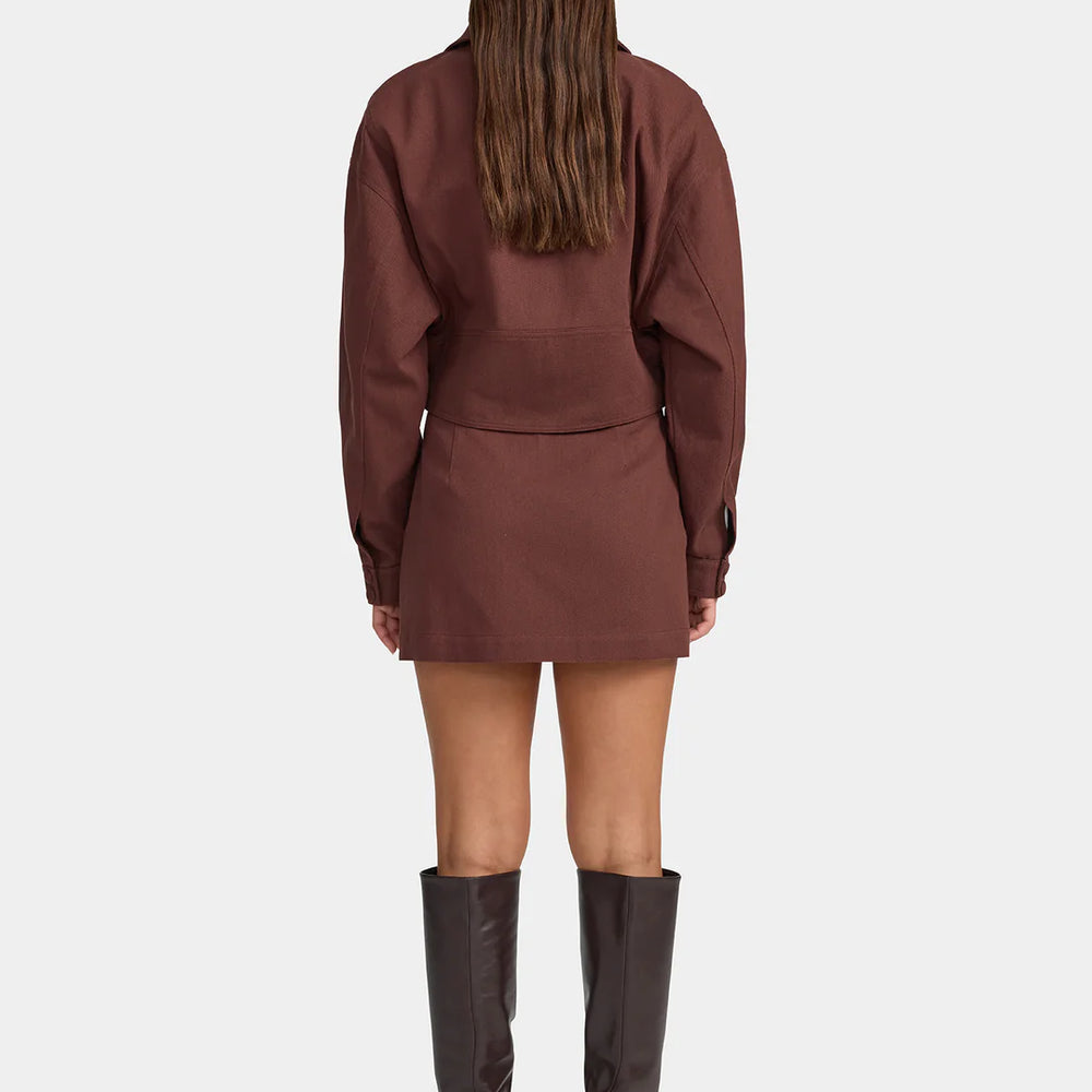 Ownley - Tobias Bomber Jacket in Fig