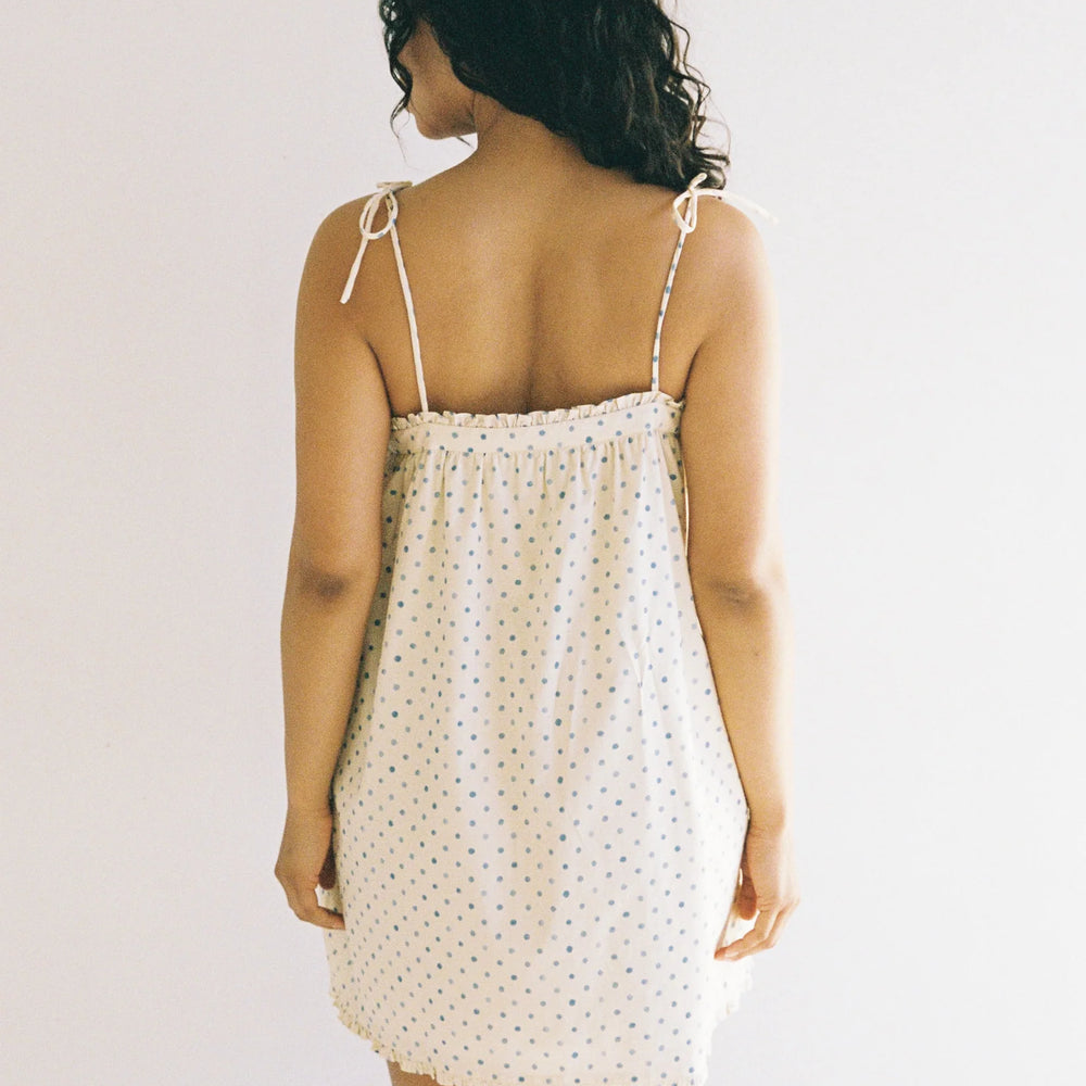 
                      
                        JUNI - Marlow Mini Dress in Polka Dot
                      
                    
