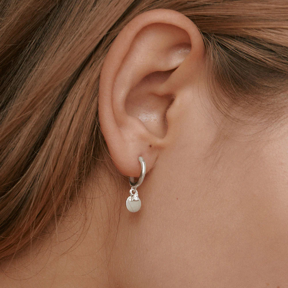 Kirstin Ash - Honour Hoops in Silver