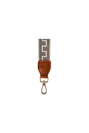 NIM The Label - Key Ring in Taupe