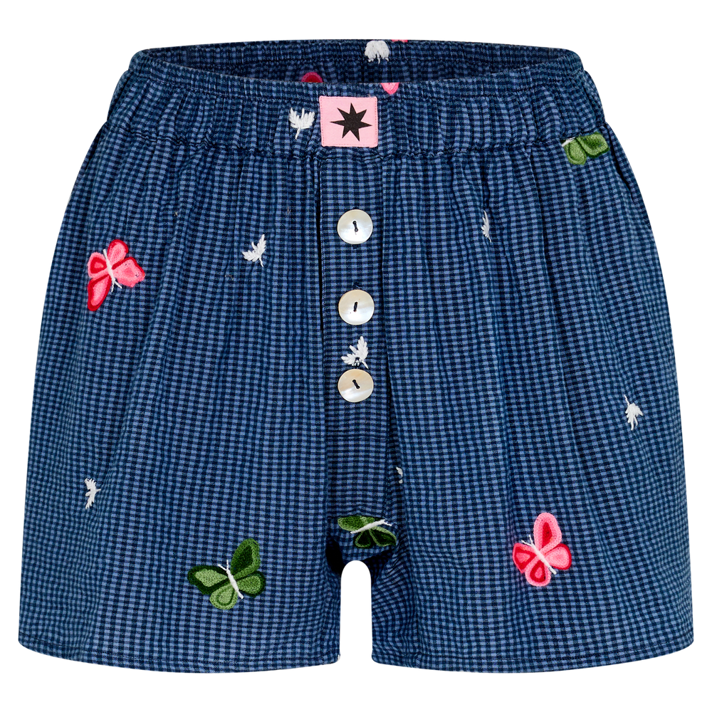 
                      
                        Ciao Ciao Vacation - Butterfly Gingham Chica Boxer Short
                      
                    
