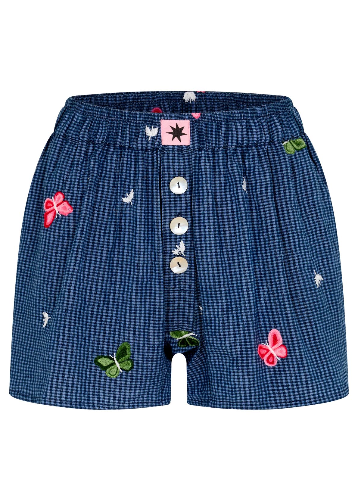 Ciao Ciao Vacation - Butterfly Gingham Chica Boxer Short