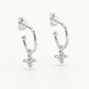 By Charlotte - Live in Light Hoop Earrings in Silver