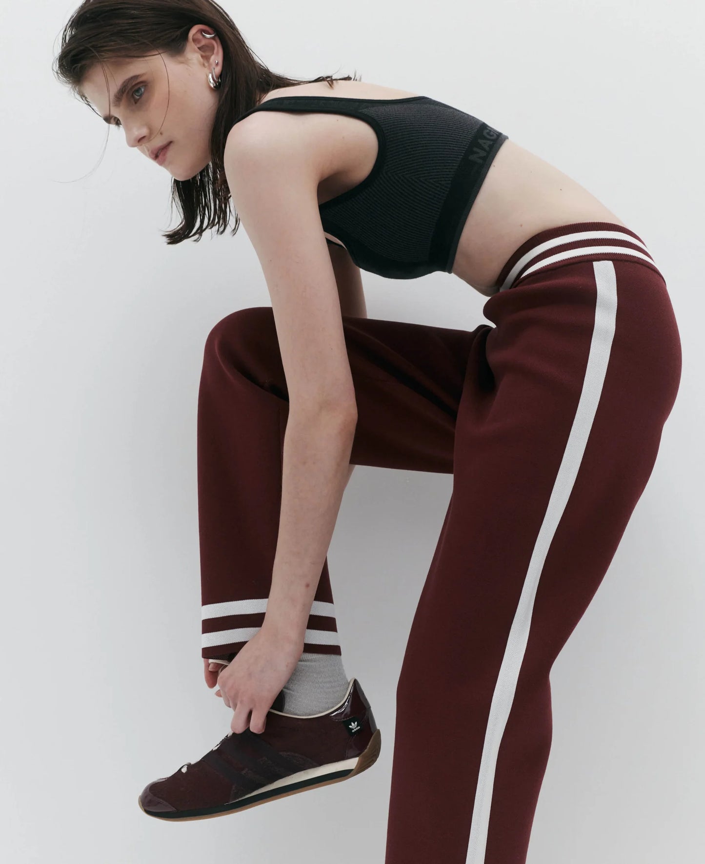 Nagnata - Organic Romeo Track Pant in Mullberry