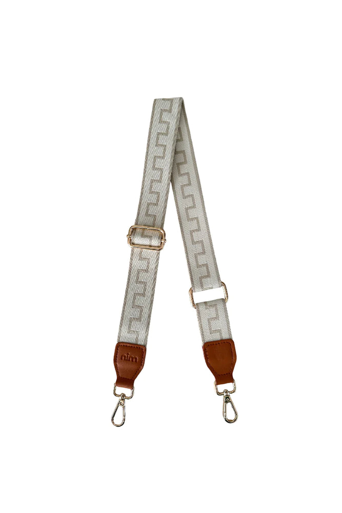 
            
                Load image into Gallery viewer, NIM The Label - Shoulder Strap in Creme Mini Key
            
        