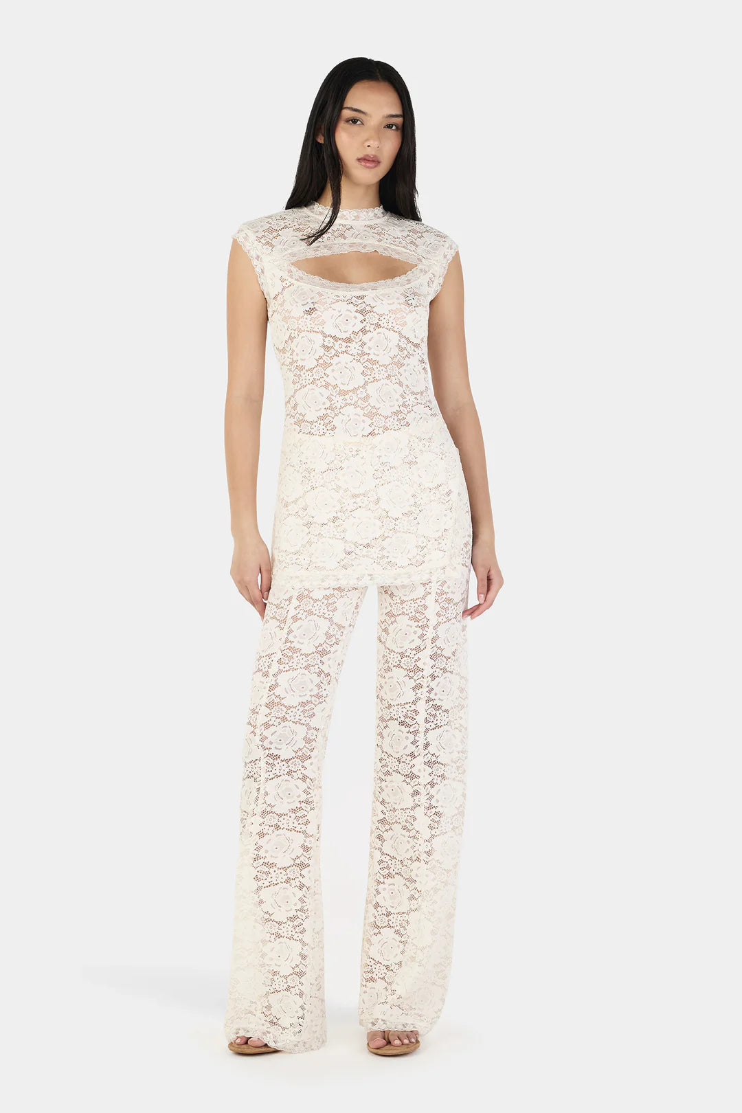 Ownley - Nabila Top in Ivory