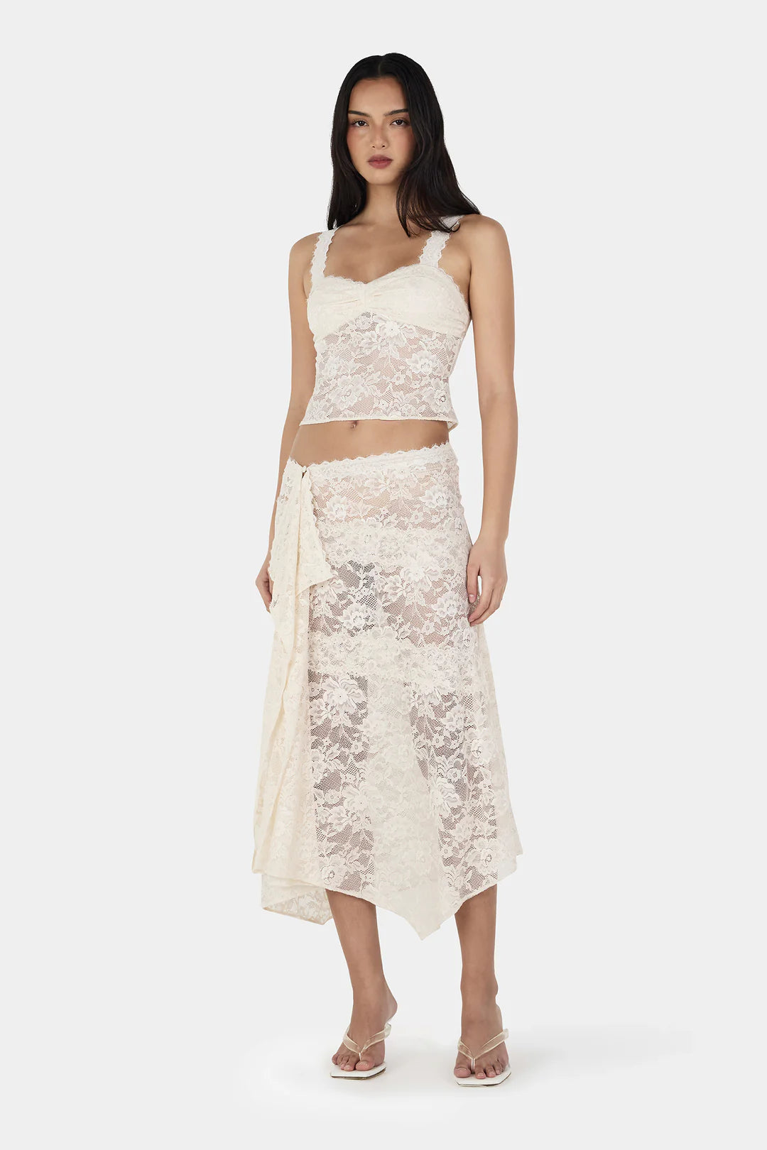 Ownley - Gigi Wrap Skirt in Ivory