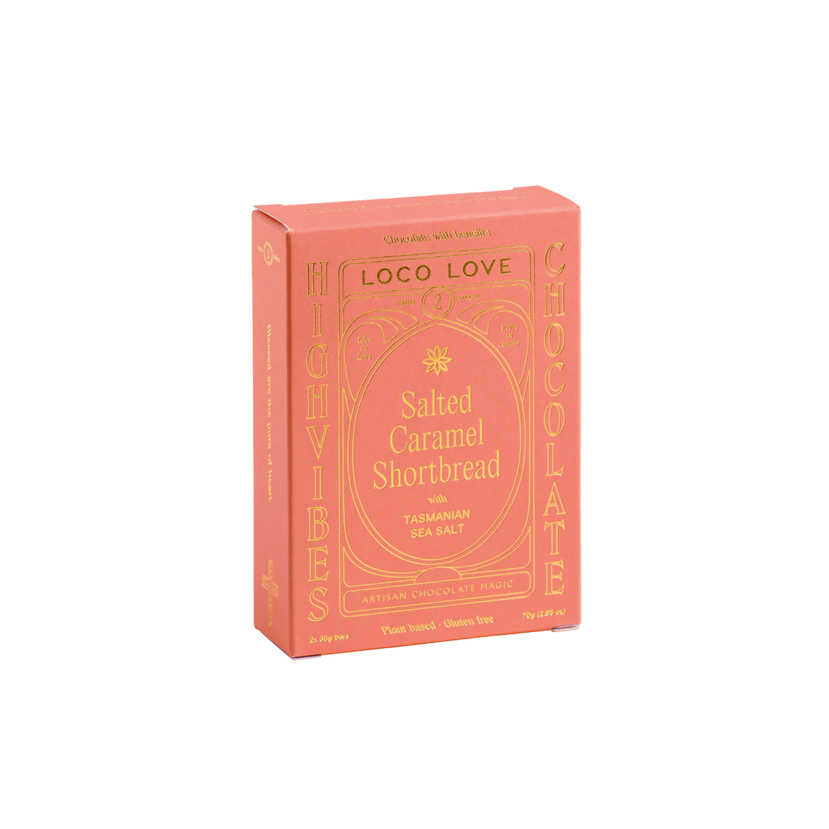 LOCO LOVE - Salted Caramel Shortbread (Twin Pack)
