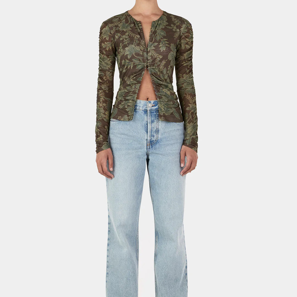 
                      
                        Hansen and Gretel - Pernille Top in Gilded Garden
                      
                    