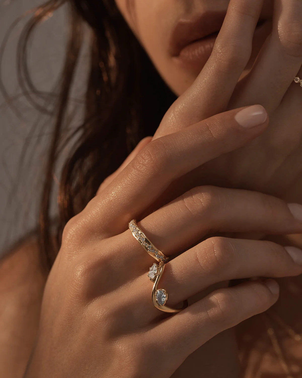 By Charlotte - With Freedom I Become Ring in Gold