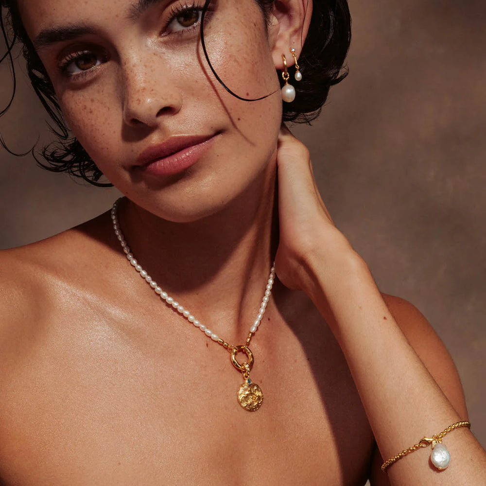 
                      
                        By Charlotte  - Embrace Stillness Pearl Bracelet in Gold
                      
                    
