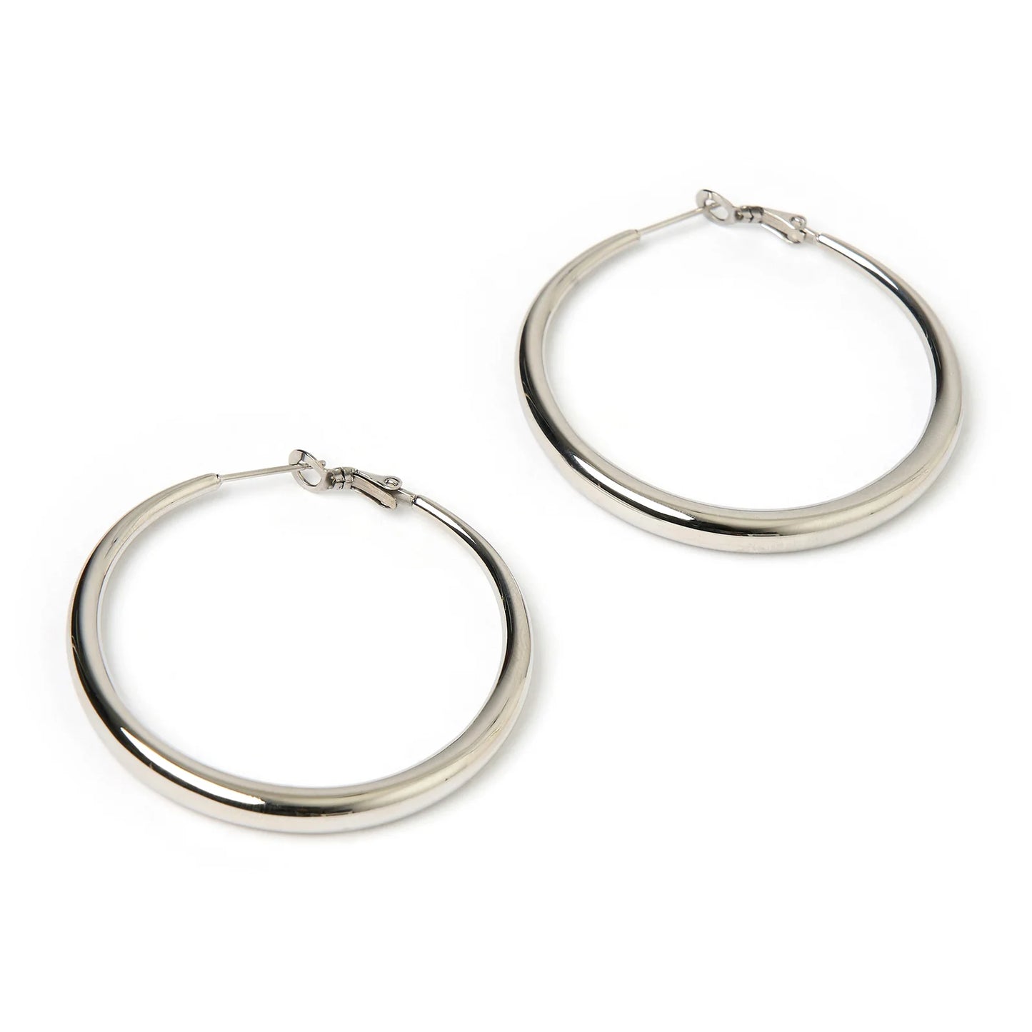 Arms of Eve - Riley Large Hoops in Silver