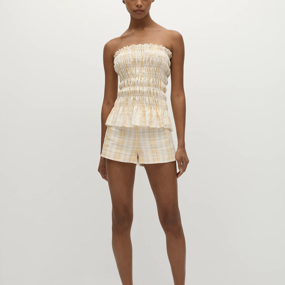 Faithfull The Brand - Iris Top in Piato Check