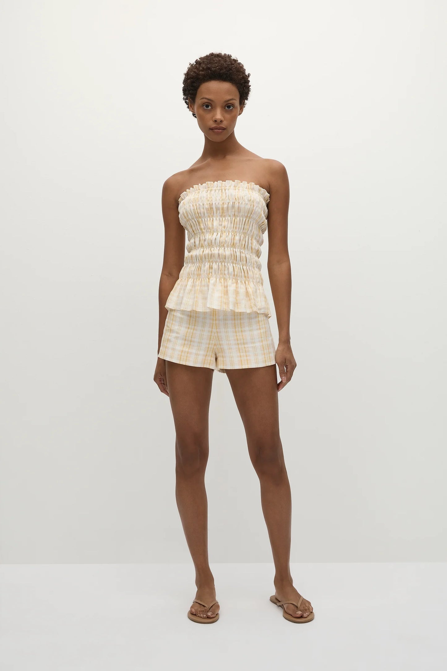 Faithfull The Brand - Iris Top in Piato Check