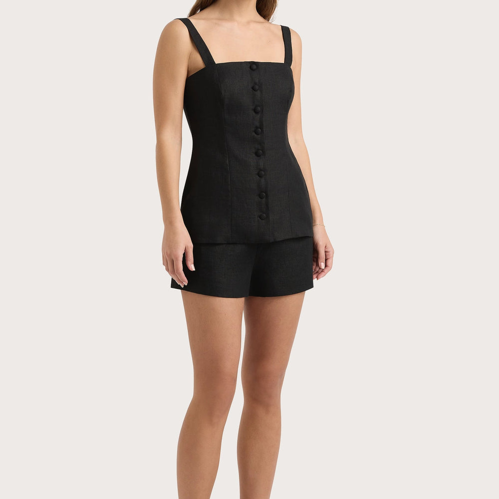 
                      
                        Faithfull The Brand - Lila Mini Shorts in Black
                      
                    