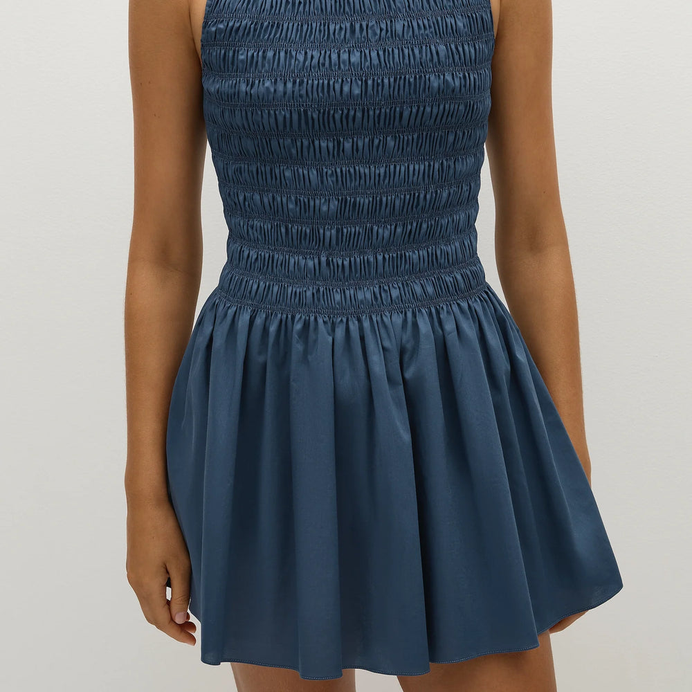 
                      
                        Faithfull The Brand - Noa Mini Dress in Vintage Navy
                      
                    