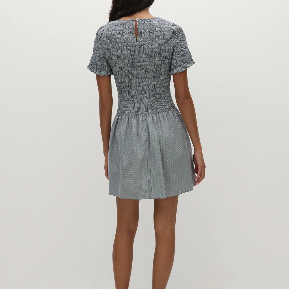 Faithfull The Brand - Edda Mini Dress Hanne Gingham Vintage Navy