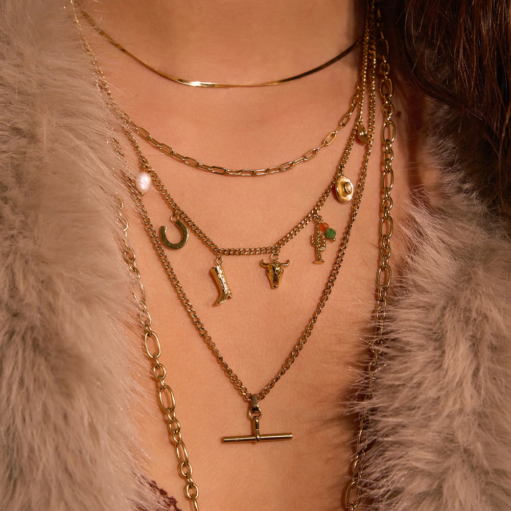 
                      
                        Arms of Eve - Rodeo Charm Necklace in Gold
                      
                    