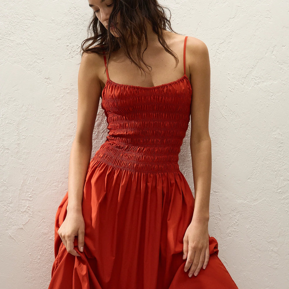 
                      
                        Faithfull The Brand - Araceli Maxi Dress in Dusty Tomato
                      
                    