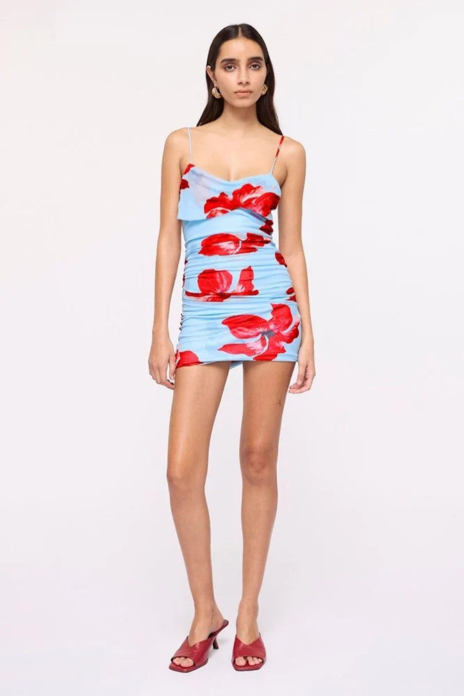 Suboo - Chloe Floral Mesh Mini Dress