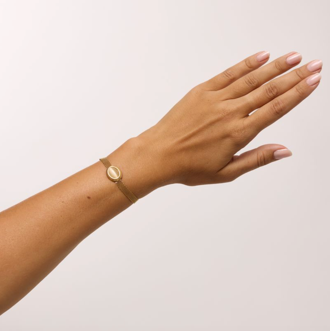 We Are Emte - Sorella Bracelet in 18k Gold Plated + Moon Shimmer