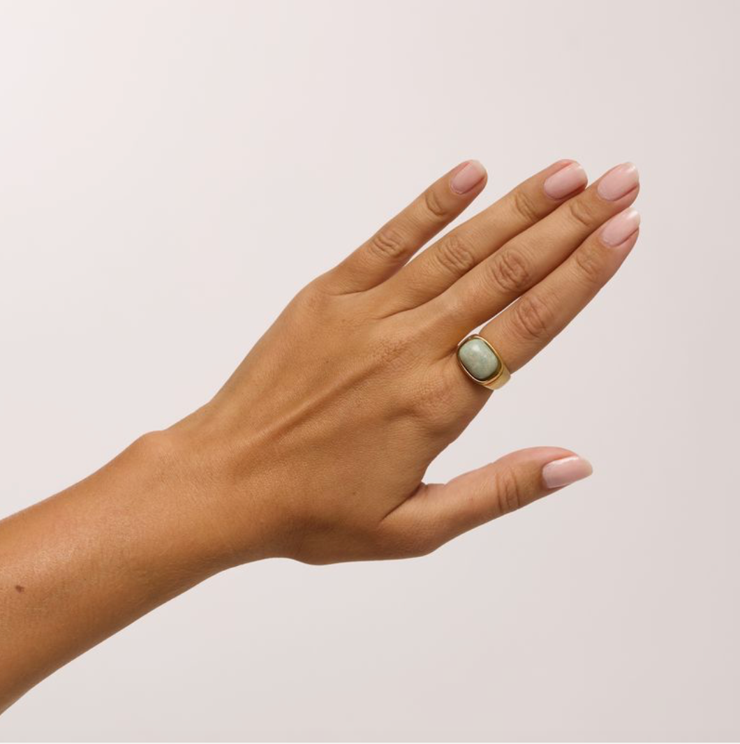 We are Emte - Boheme Ring in 18k Gold Plated + Turquoise