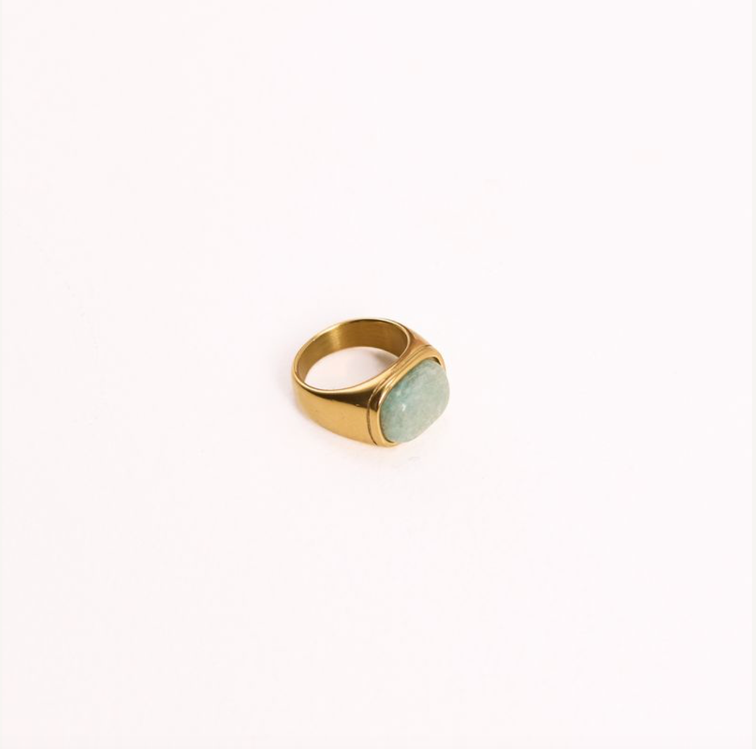 We are Emte - Boheme Ring in 18k Gold Plated + Turquoise