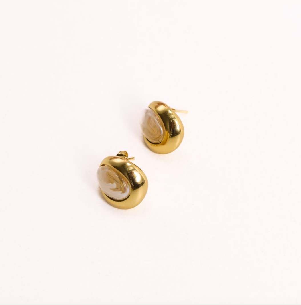 Zina Earrings in 18k Gold Plated + Opulent