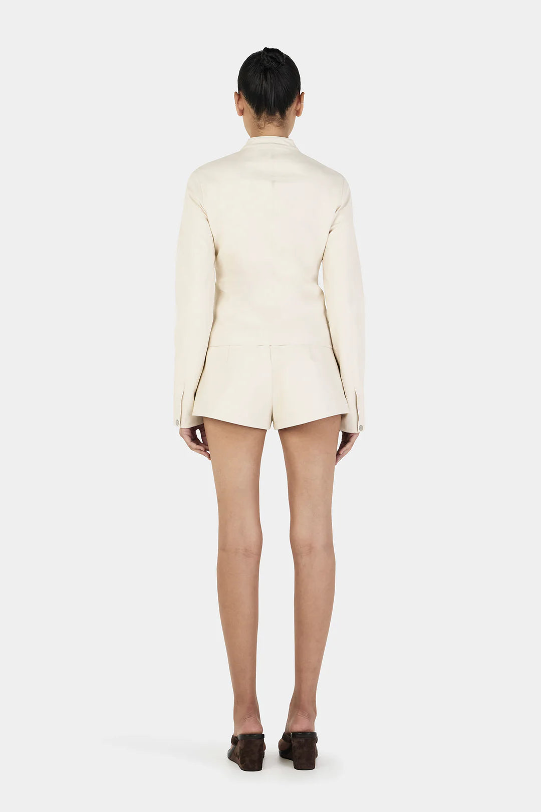 Ownley - Tari Moto Jacket in Cream
