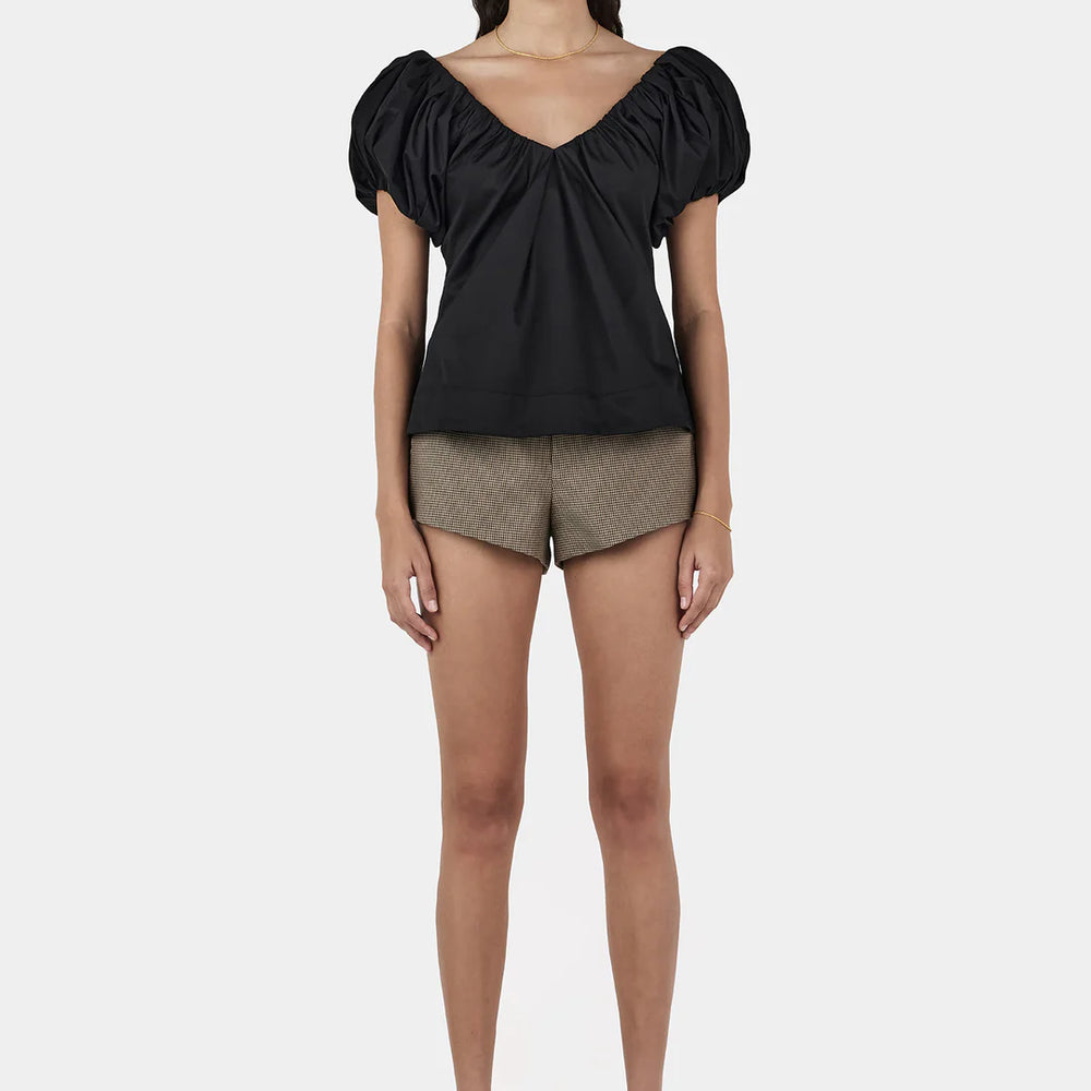 
                      
                        Hansen and Gretel - Reilly Suit Shortie in Chestnut Check
                      
                    