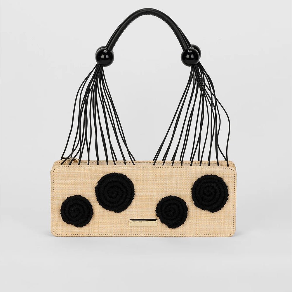 
                      
                        The Wolf Gang - Thea Applique Shoulder Bag in Natural
                      
                    