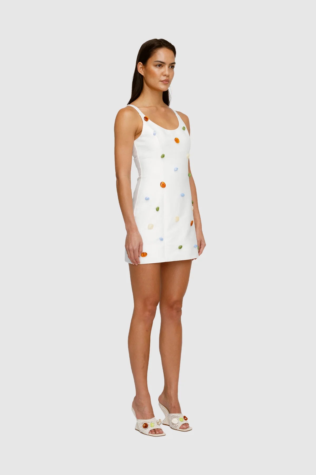 The Wolf Gang - Romy Mini Dress in Ivory