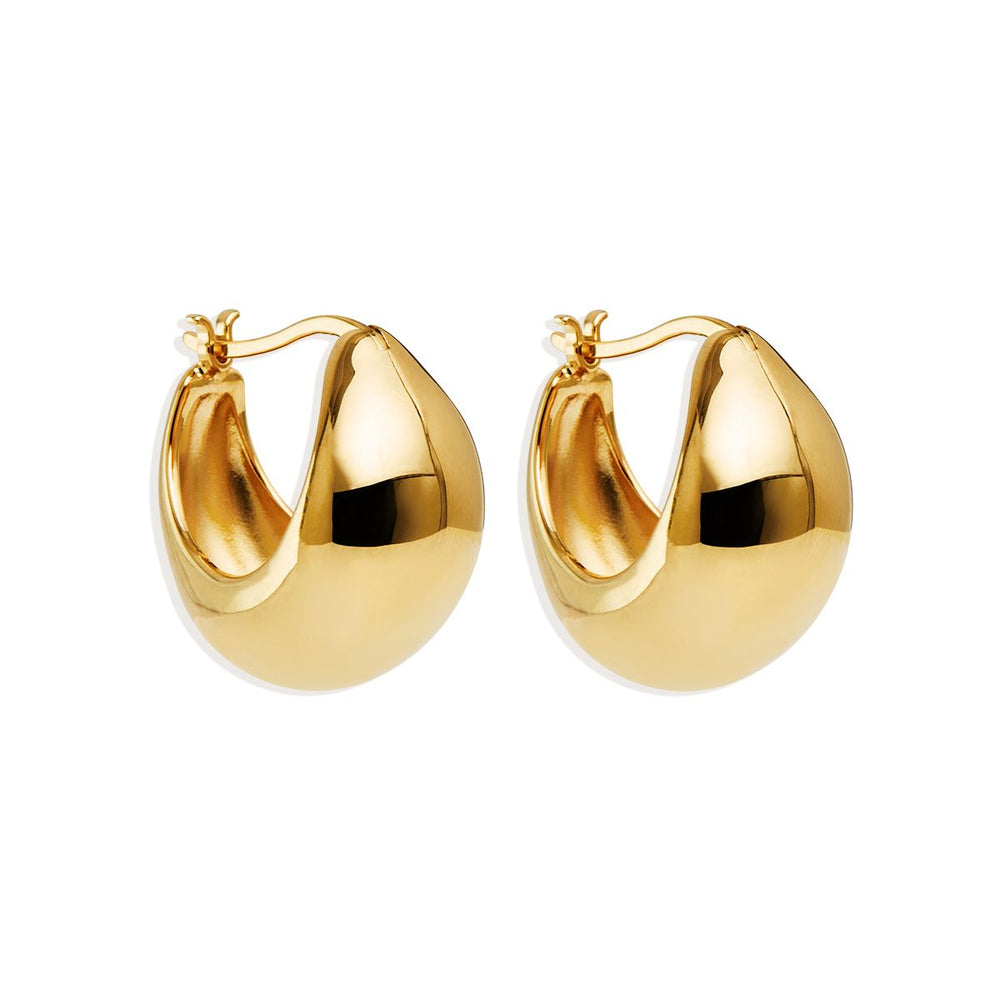 By Charlotte - Sunkissed Hoops in Gold - Large