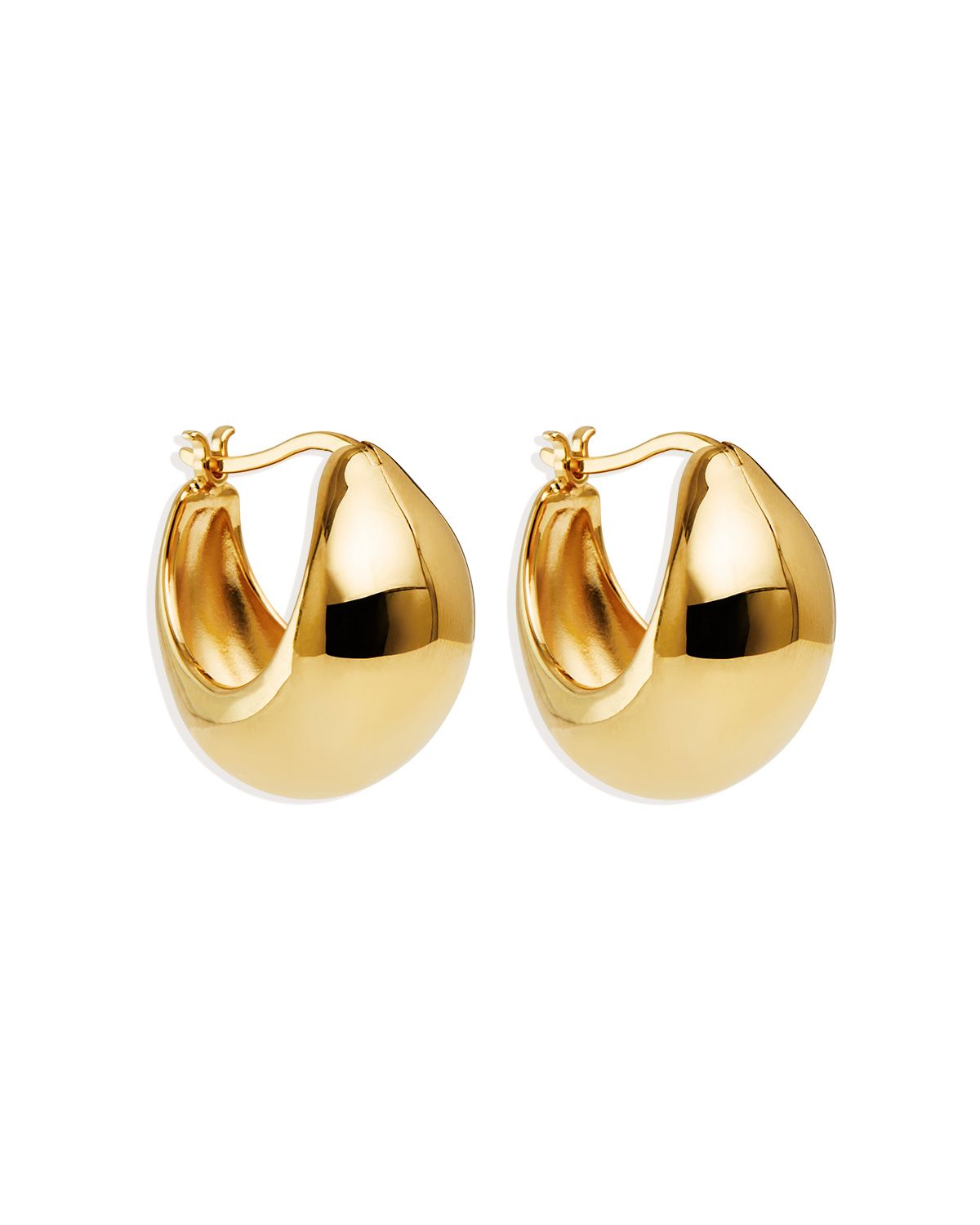 By Charlotte - Sunkissed Hoops in Gold - Large
