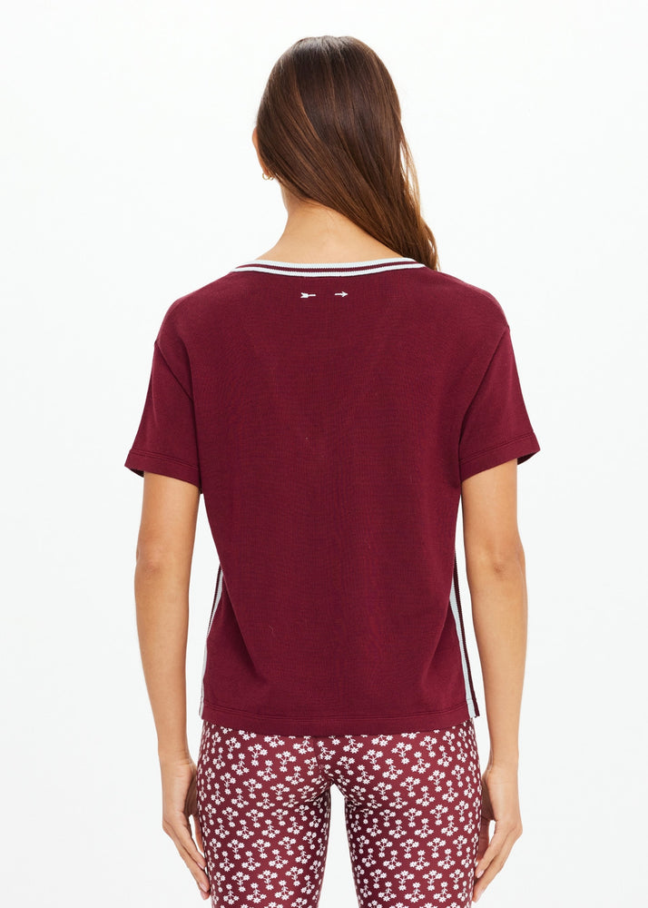 
                      
                        The Upside - Sienna V Neck Tee
                      
                    