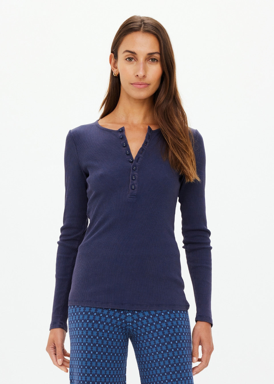 The Upside - Ness Ribbed Long Sleeve Top