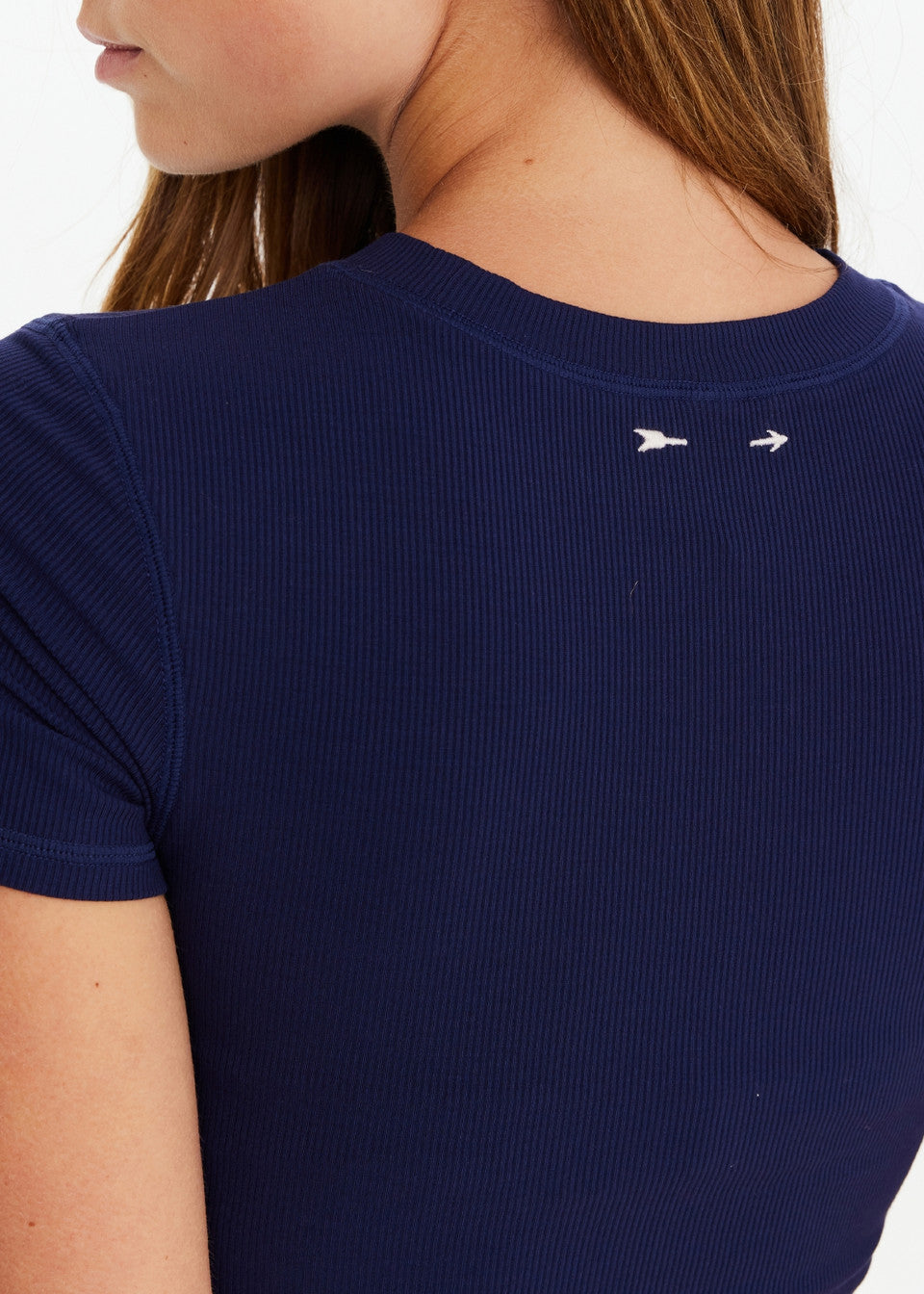 The Upside - Shelter Fitted Tee in Navy