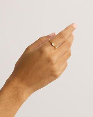 By Charlotte - Lucky Eye Ring in Gold