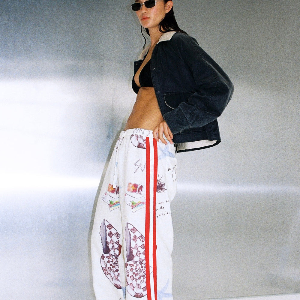 Lottie Hall - Vacation Pants in Souvenier Print