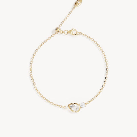 By Charlotte - Quiet Radiance Bracelet in Gold
