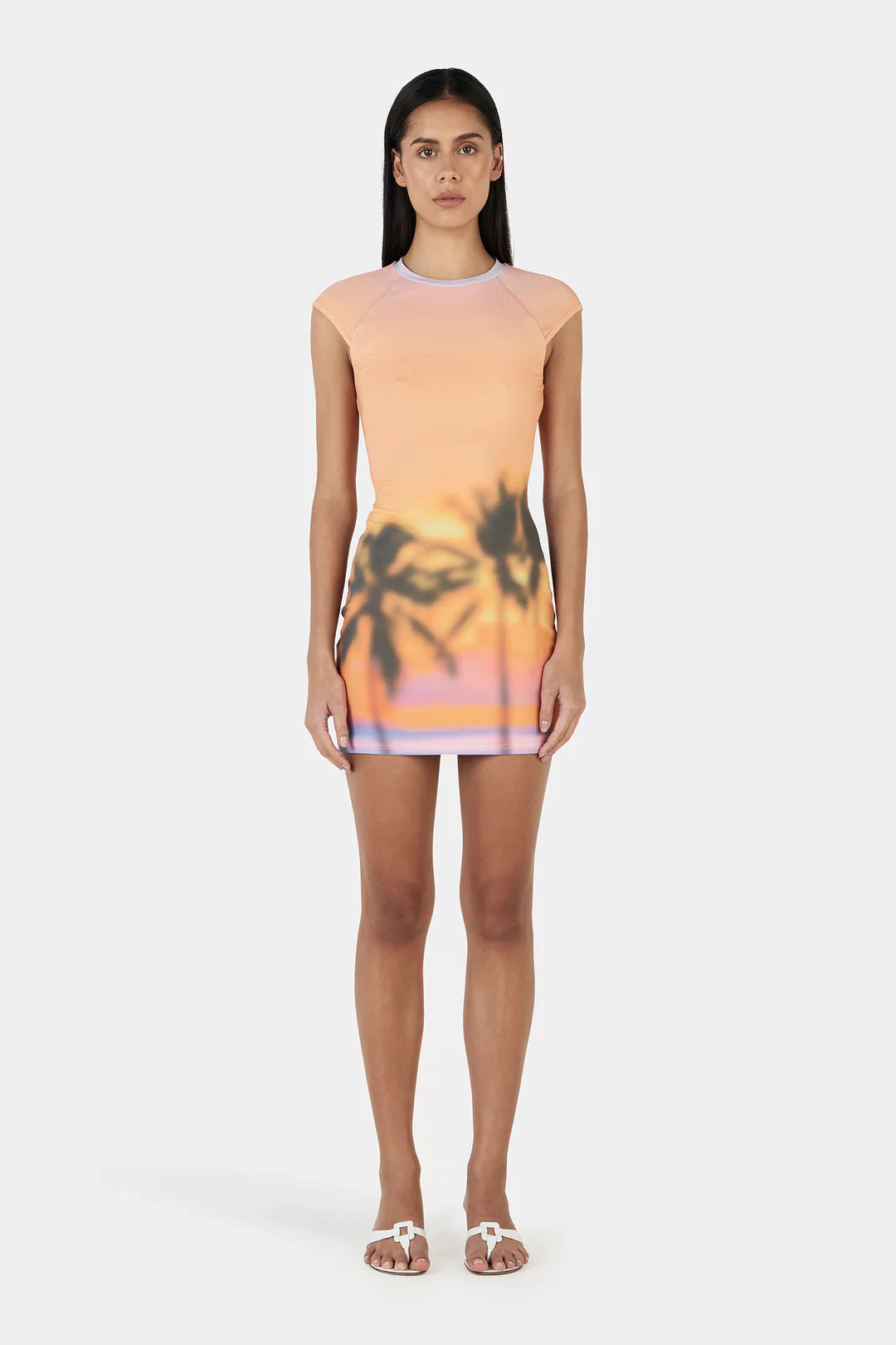 Ownley - Vespa Mini Dress in Sunset Boulevard