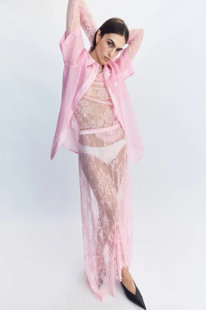 
                      
                        Blanca - Veda Lace Skirt in Pink
                      
                    