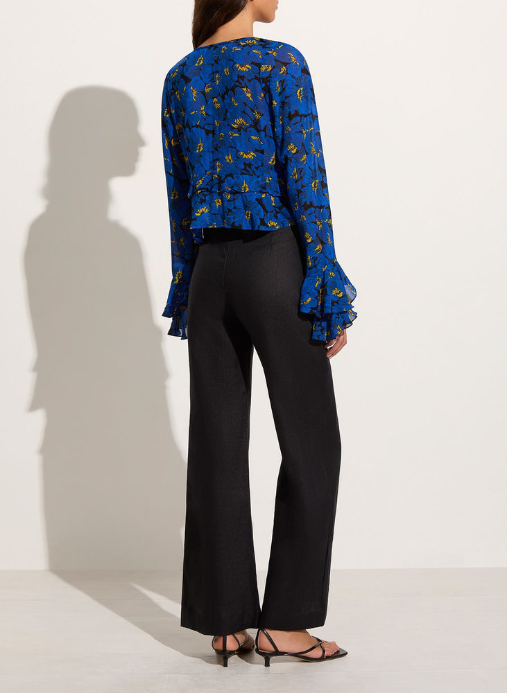 
            
                Load image into Gallery viewer, Faithfull The Brand - Montenegro Top in Blue El Limon Floral
            
        