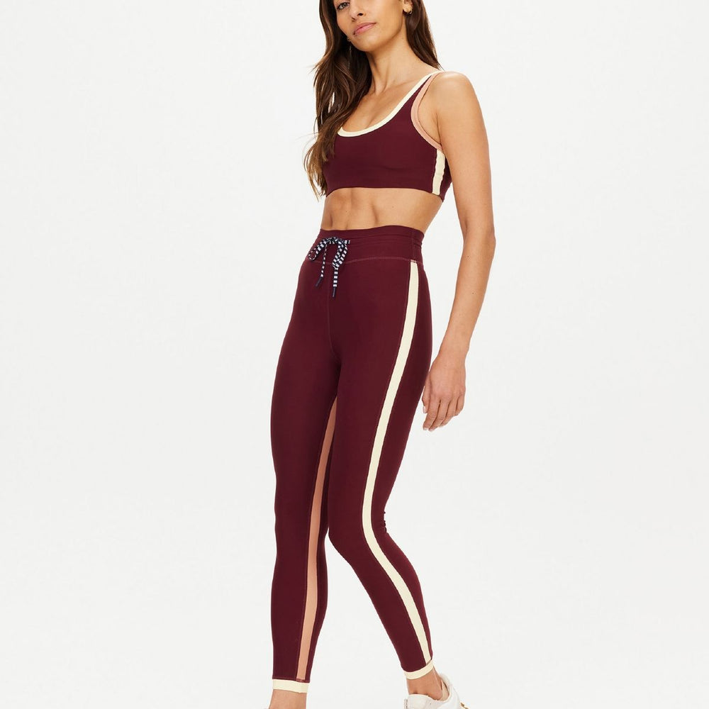 
                      
                        The Upside - Trail Harley Scoop Bra in Bordeaux
                      
                    